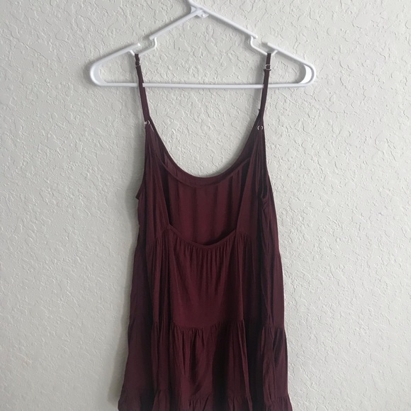 Burgundy sun dress - Picture 3 of 4